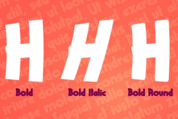 Hungry Pizza Font PNG with transparent background - Preview 4