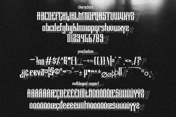 Kill Morrow Font - Preview 2