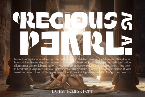 Latest Eclipse Font PNG with transparent background - Preview 4