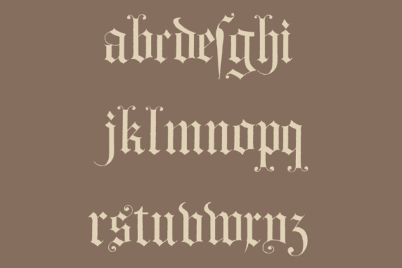 Malitia Vetus Font PNG with transparent background - Preview 1