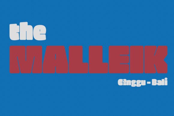 Malleik Font PNG with transparent background - Preview 4