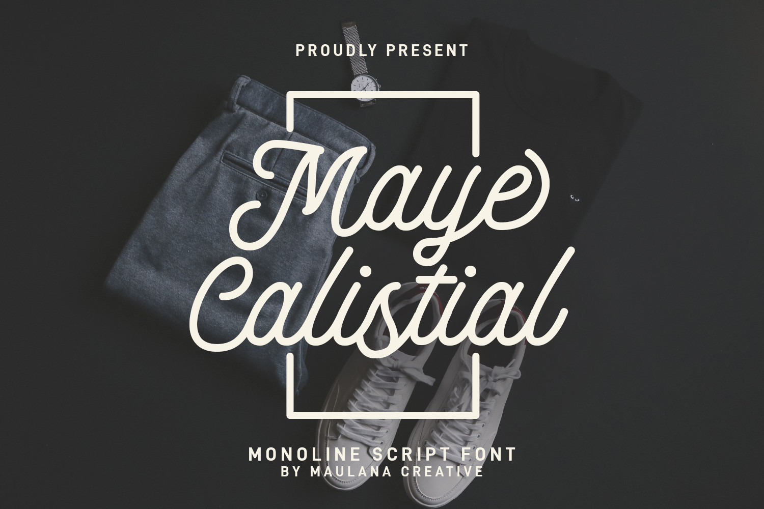 Maye Calistial Font by Maulana Creative · Creative Fabrica