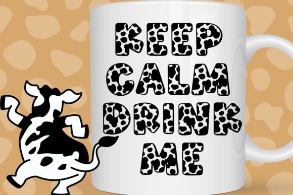 Milky Cow Font PNG with transparent background - Preview 1