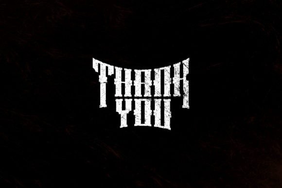 Rusty Punk Font PNG with transparent background - Preview 4