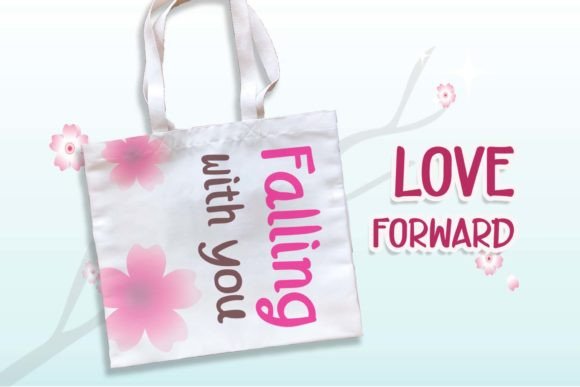 Sakura Hana Font PNG with transparent background - Preview 3