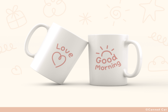 Simple Kid Font PNG with transparent background - Preview 2
