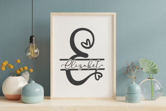 Allesia Monogram Font - Preview 3
