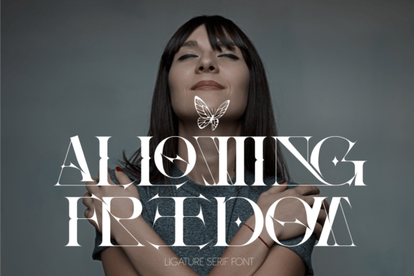 Allowing Freedom Font - Preview 6
