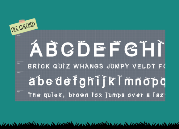 Bat Night Font - Preview 3