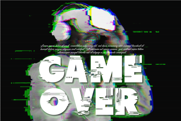 Beauty Glitch Font - Preview 1