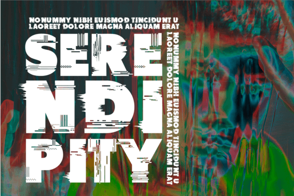 Beauty Glitch Font - Preview 2