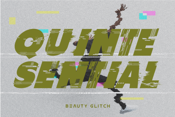 Beauty Glitch Font - Preview 3