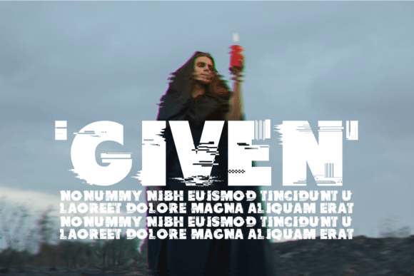 Beauty Glitch Font - Preview 5