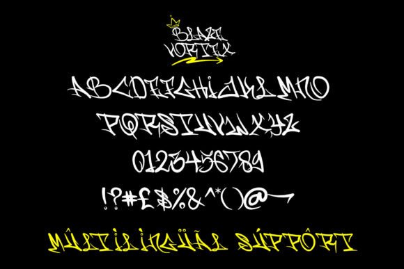 Blaze Vortex Font - Preview 1