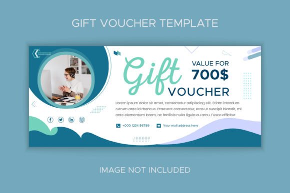 Business Geometric Gift Voucher Template