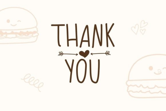 Cheeseburger Font - Preview 6