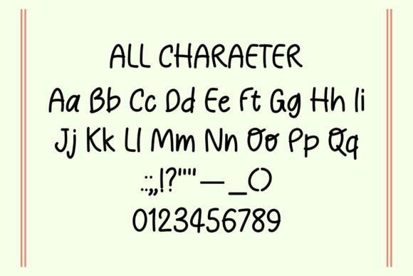 Color Fruit Font - Preview 3