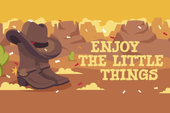 Cute Cowboy Font - Preview 1