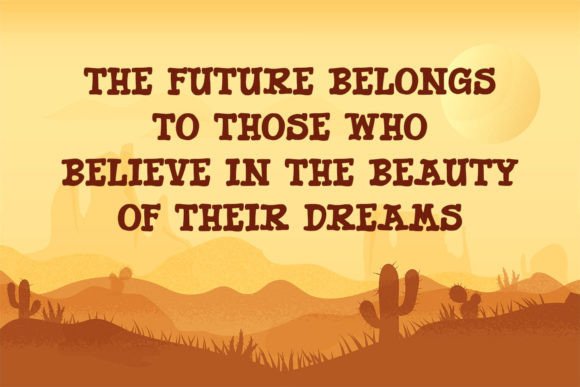 Cute Cowboy Font - Preview 4