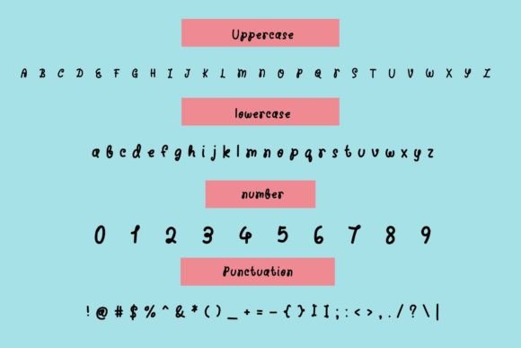 Cutie Font - Preview 3