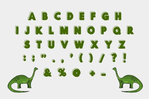 Dino Jungle Font - Preview 3