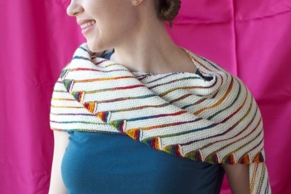 Endless Rainbow Shawl