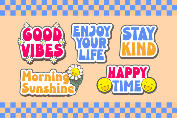Freaky Sunday Font PNG with transparent background - Preview 4