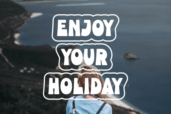 Freaky Sunday Font PNG with transparent background - Preview 6