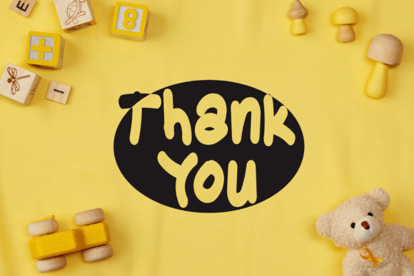 Happy Bear Font - Preview 5