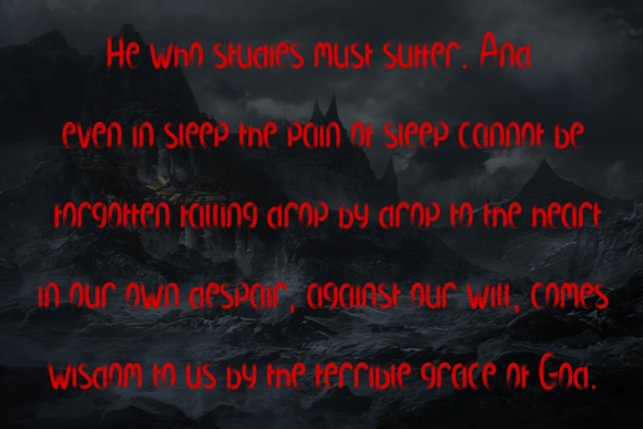 Hauntedtree Font - Preview 5