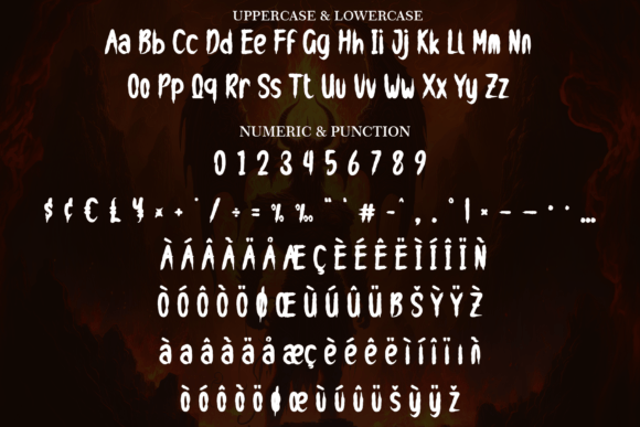 Helldevil Font PNG with transparent background - Preview 5