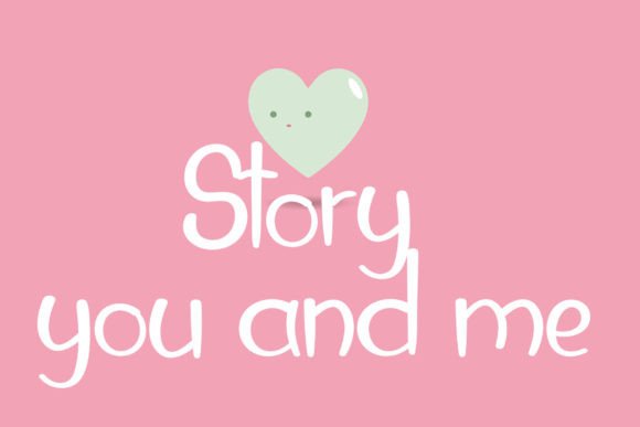 Love Song Font PNG with transparent background - Preview 1