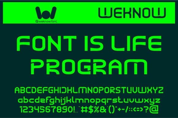 Matrix Life Font PNG with transparent background - Preview 1