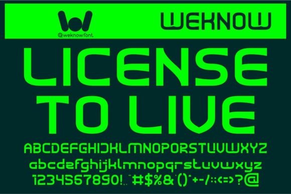 Matrix Life Font PNG with transparent background - Preview 2