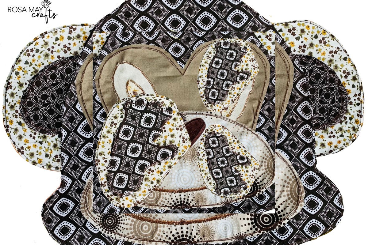 Monkey Placemat Sewing Pattern,