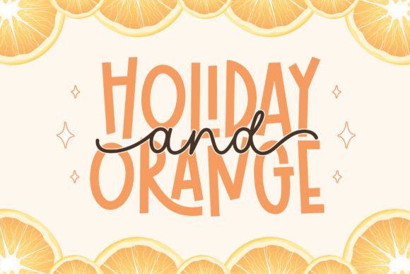 Pretty Summer Font PNG with transparent background - Preview 1