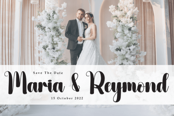 Restoration Font PNG with transparent background - Preview 1