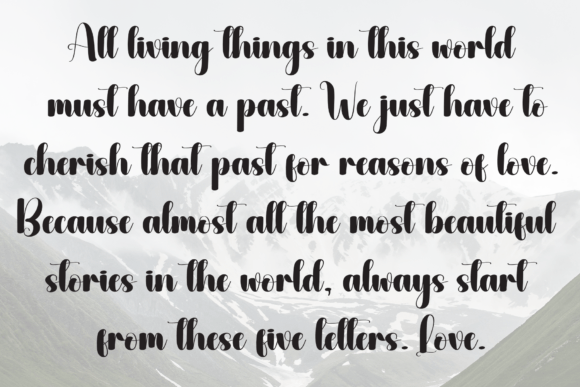 Restoration Font PNG with transparent background - Preview 5