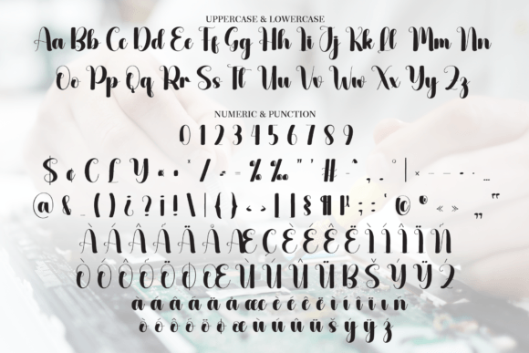 Restoration Font PNG with transparent background - Preview 6