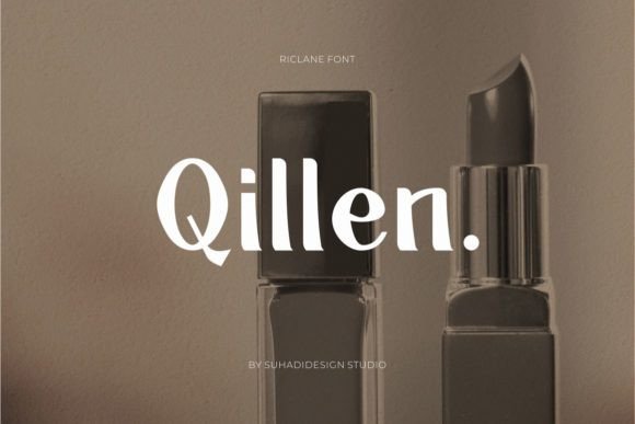 Riclane Font PNG with transparent background - Preview 3