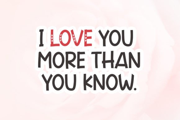 Right Love Font PNG with transparent background - Preview 1