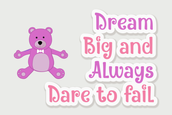 Scary Love Font PNG with transparent background - Preview 1