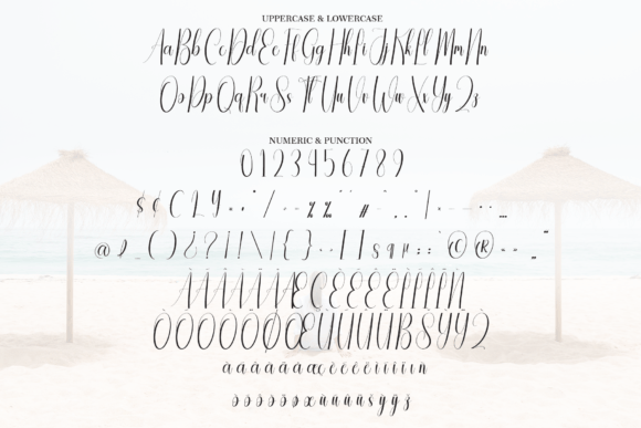 Seacoast Font PNG with transparent background - Preview 6