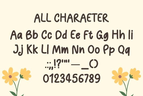 Season Time Font PNG with transparent background - Preview 3