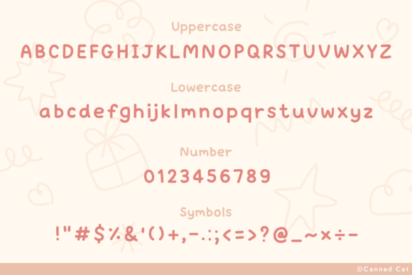 Simple Kid Font PNG with transparent background - Preview 1