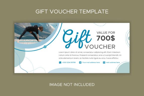 Yoga Meditation Gift Voucher Template