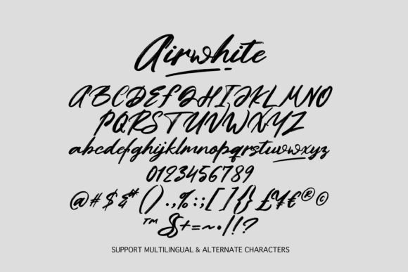 Airwhite Font - Preview 4