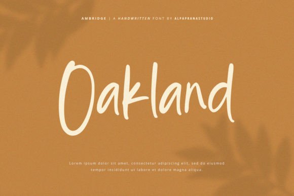 Ambridge Font - Preview 4