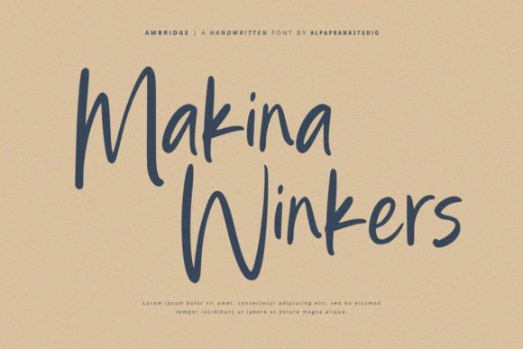 Ambridge Font - Preview 6