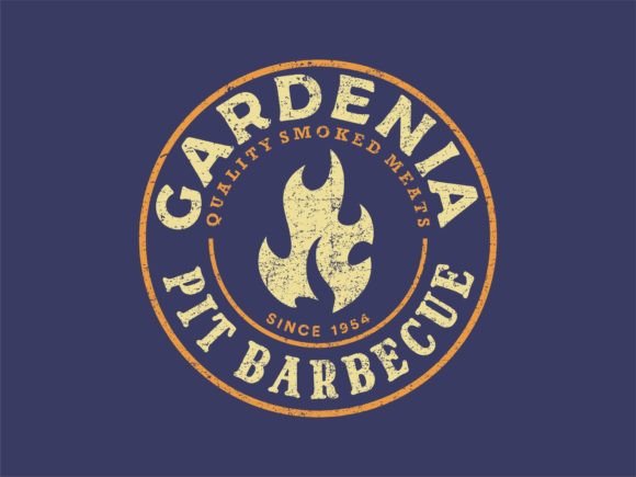 Barbecue Vintage Logo Badge